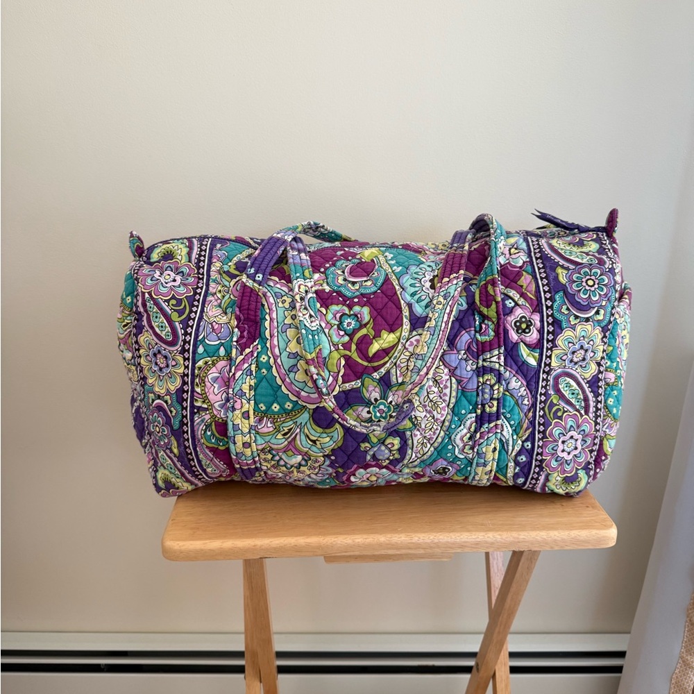 Vera Bradley Multicolor Paisley Large Duffel